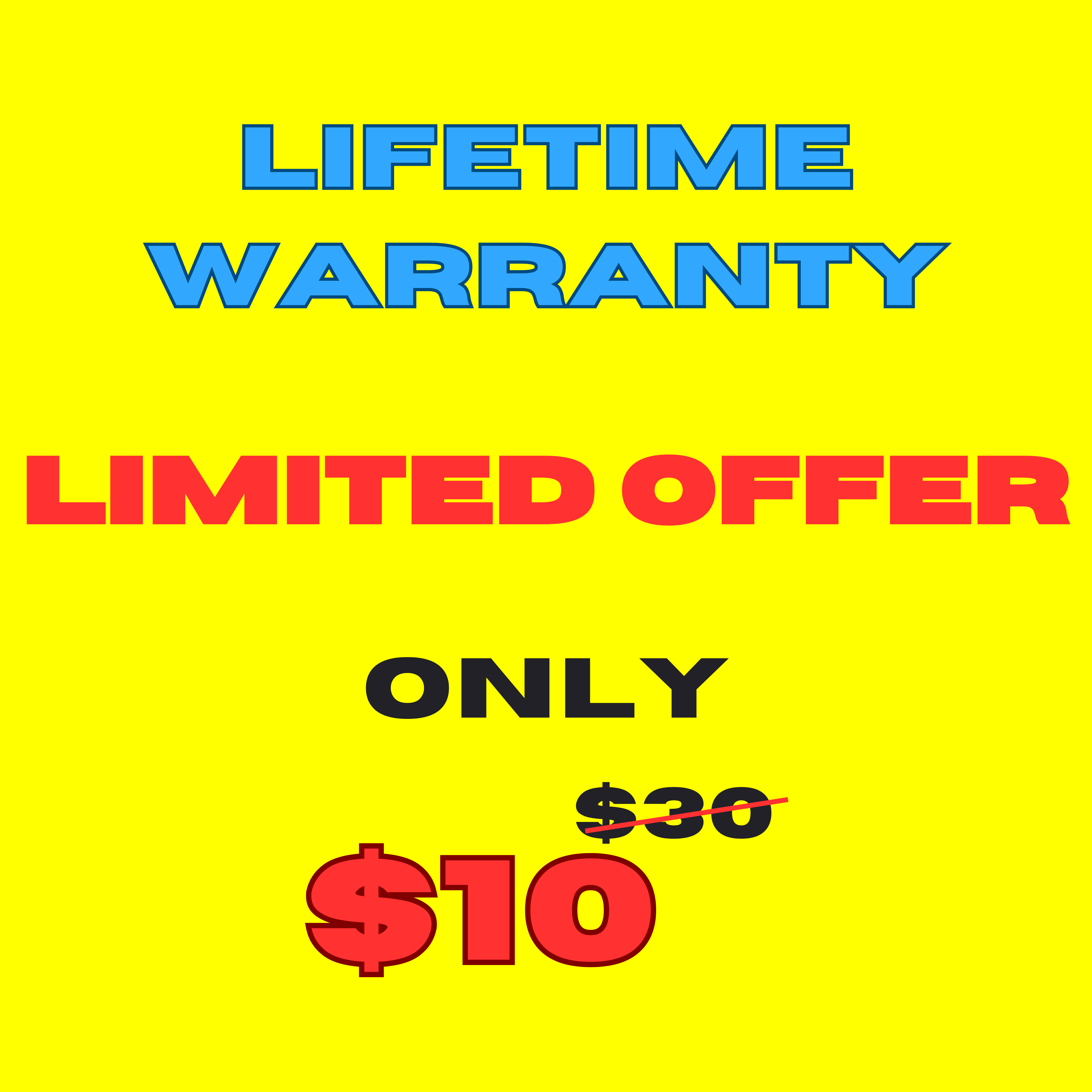 Lifetime Warranty